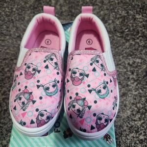 New! LOL Surprise pink slip-on shoes size 9